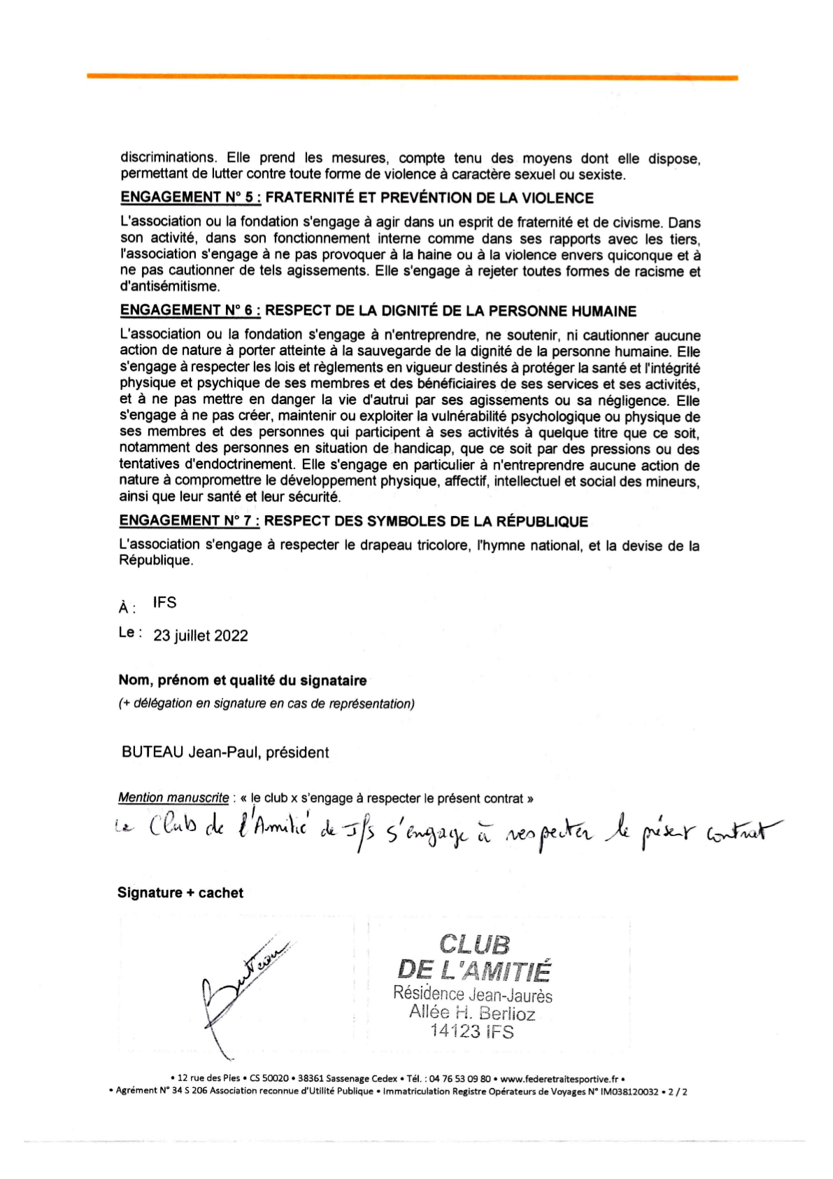 Club de l amitie contratengagementrepublicain signe p2