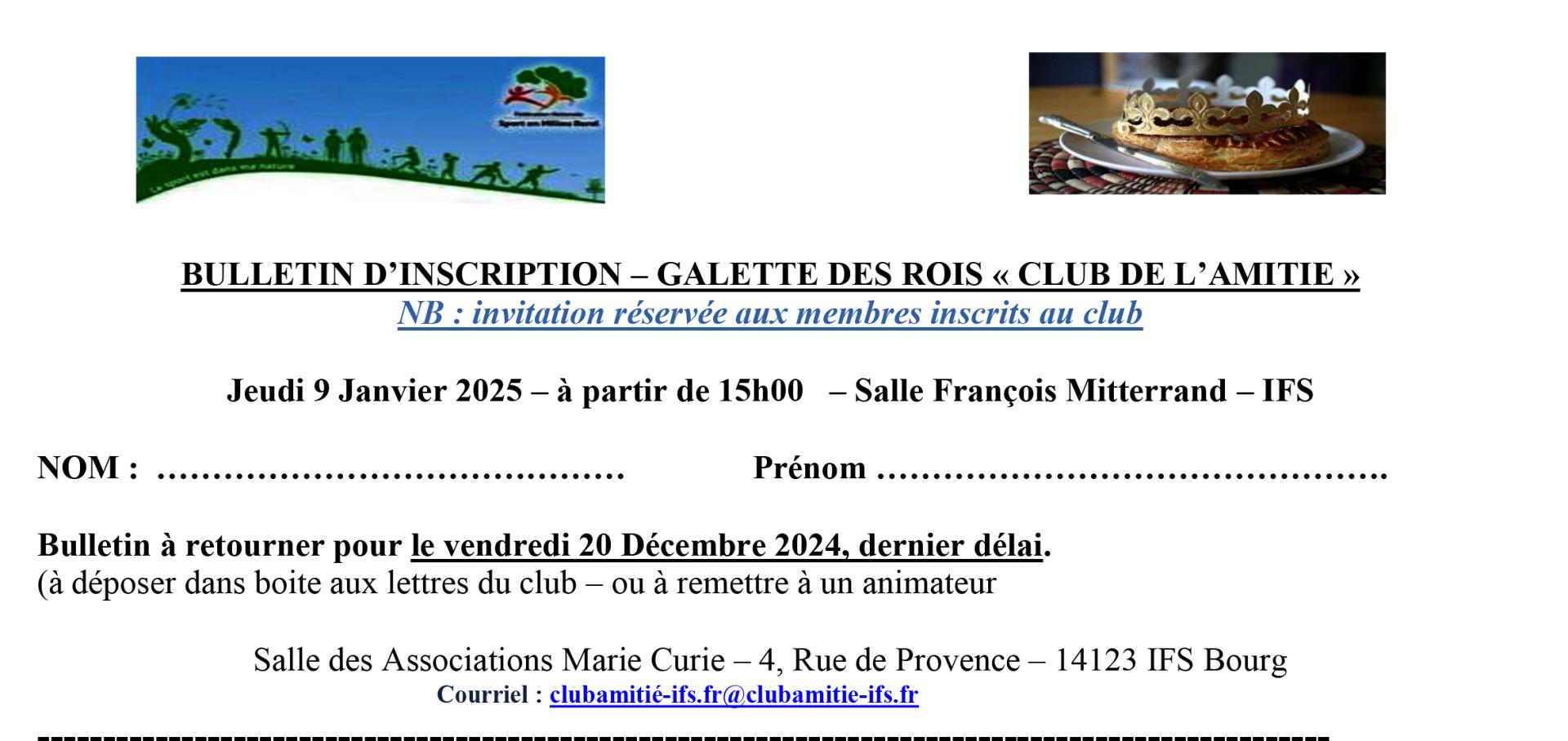 Galette des rois 2025