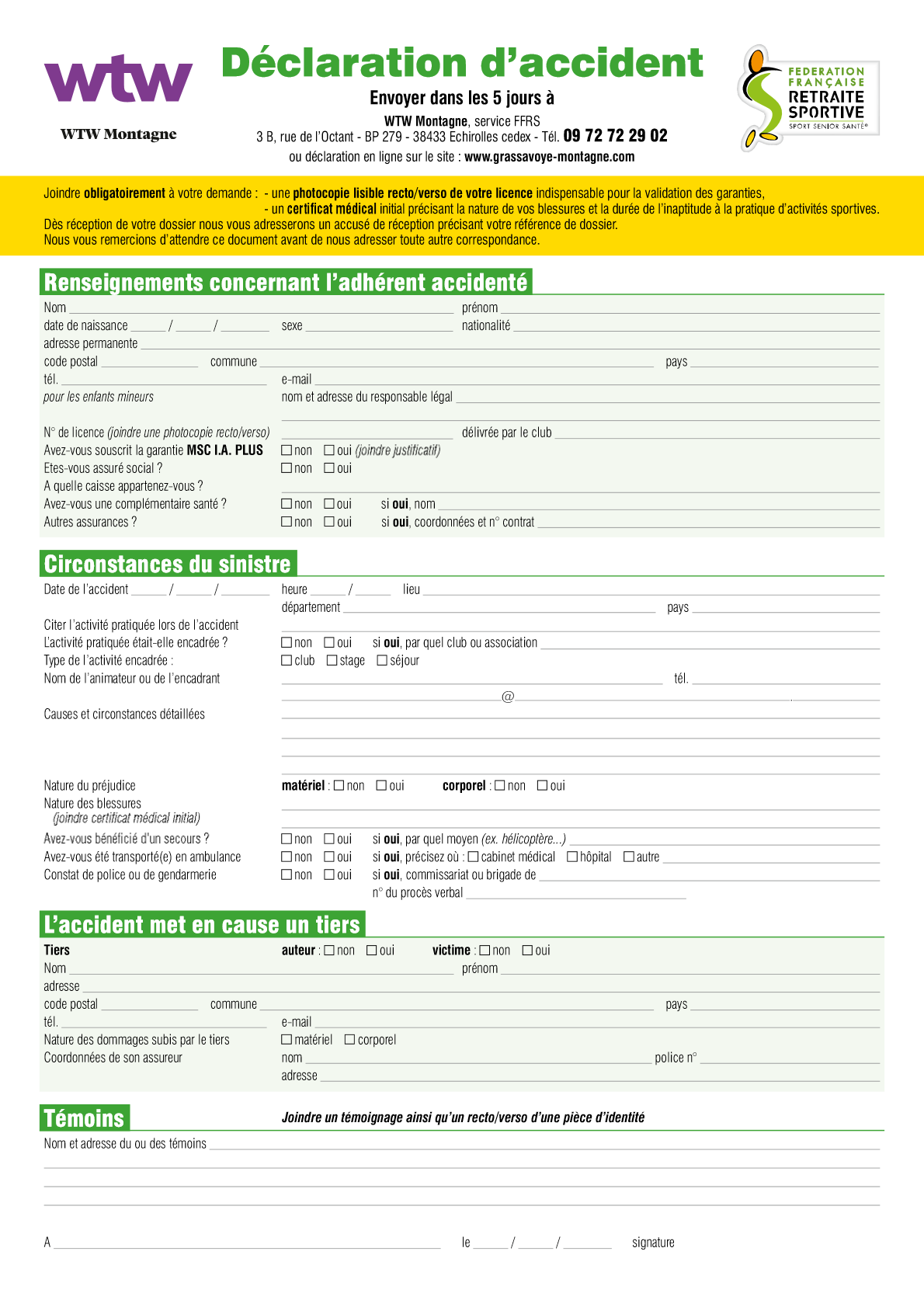 Gras savoye declaration accident ffrs 2022 2023 v4