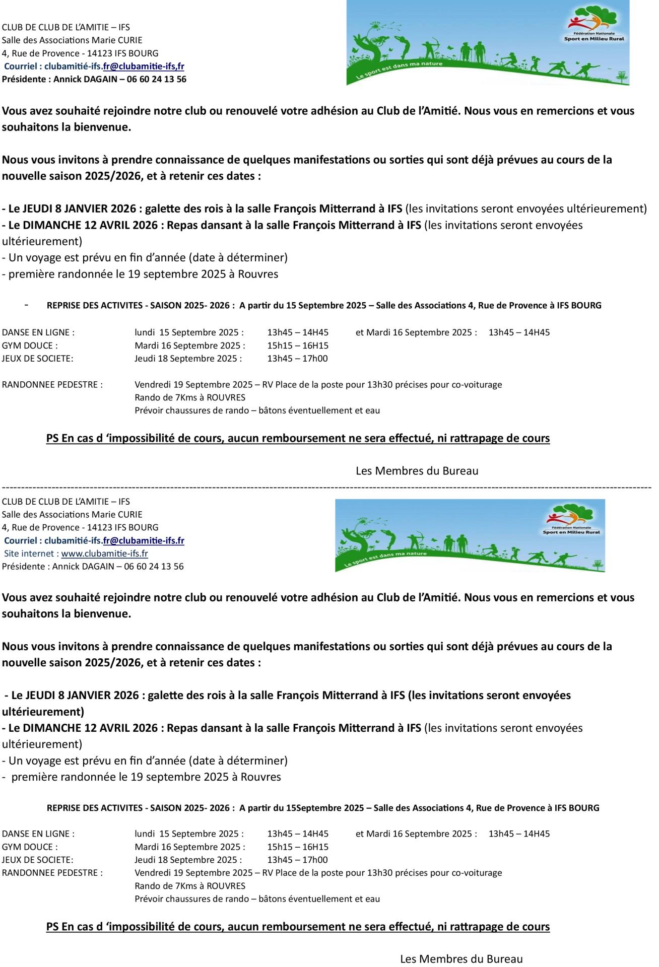 Infos animations 2025 2026 coupon 1 1 1