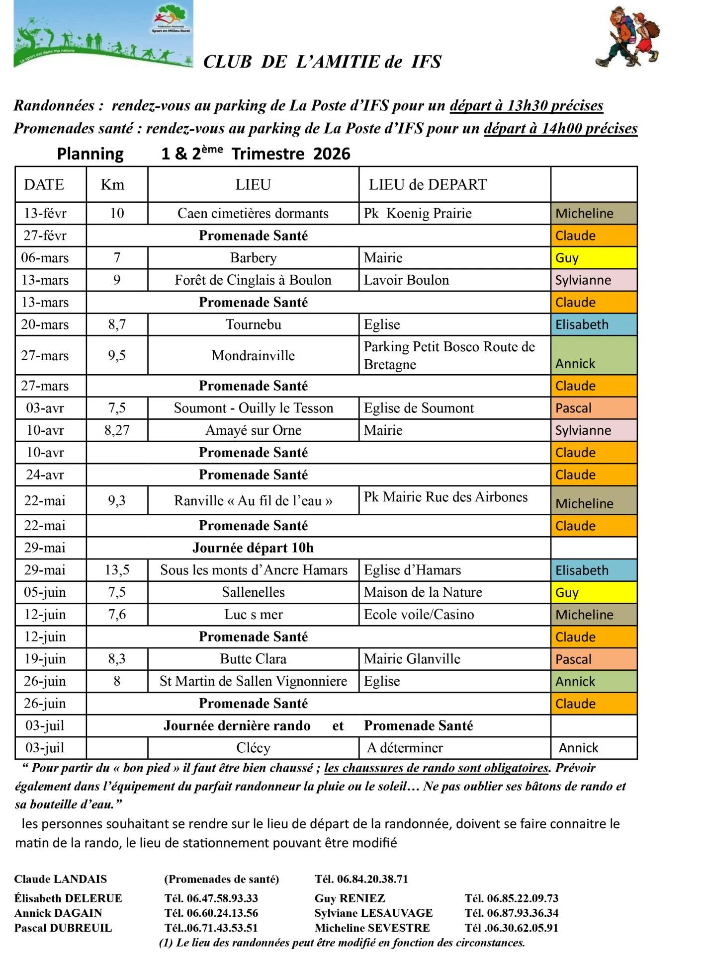 Programme randonnees 1 2 trimestre 2026