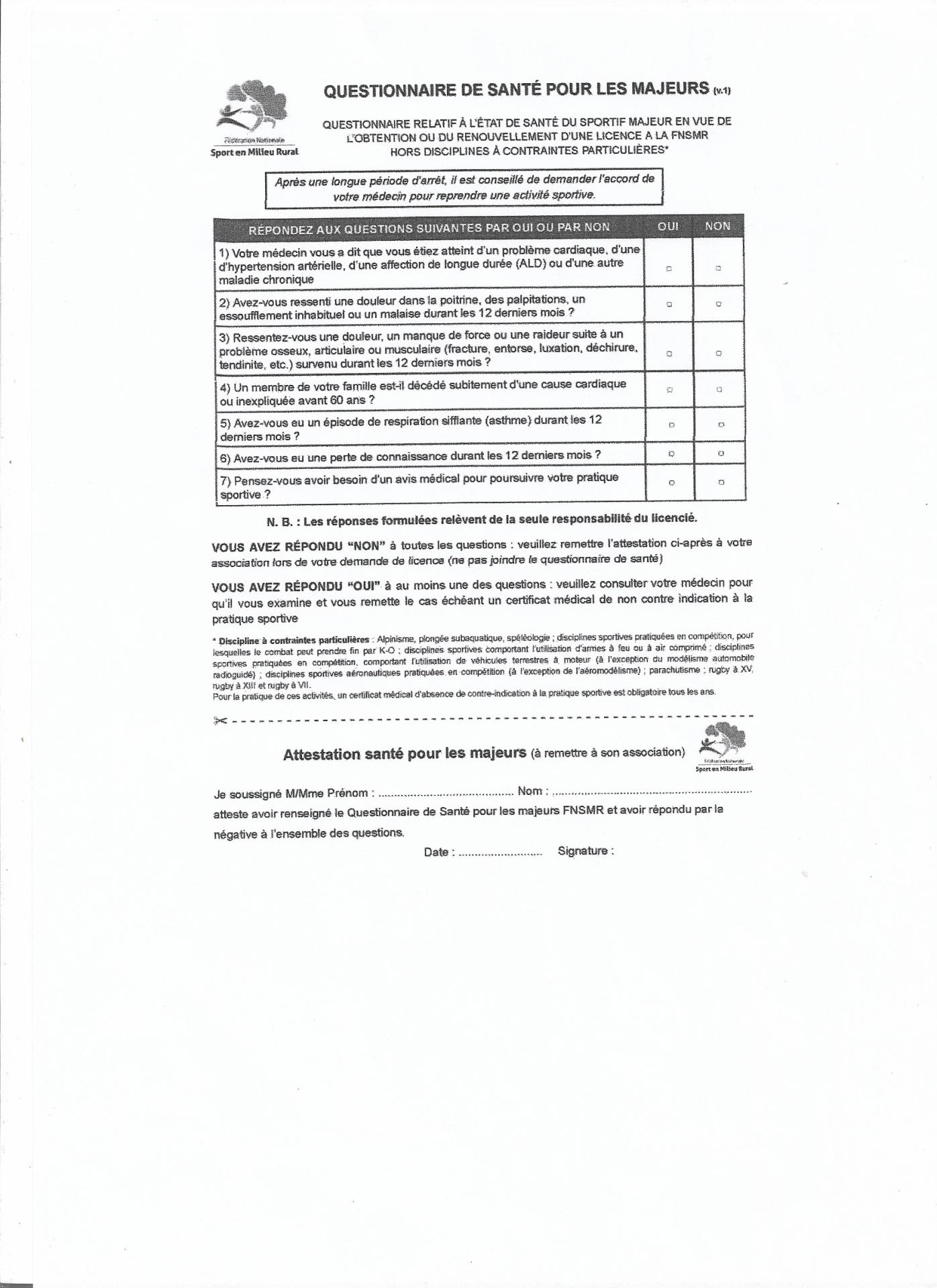 Questionnaire sante 3 2